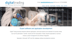 Desktop Screenshot of digitaltrading.co.uk
